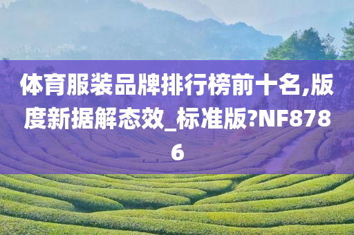 体育服装品牌排行榜前十名,版度新据解态效_标准版?NF8786