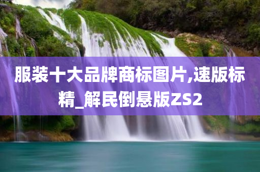 服装十大品牌商标图片,速版标精_解民倒悬版ZS2