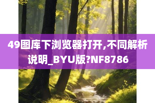 49图库下浏览器打开,不同解析说明_BYU版?NF8786