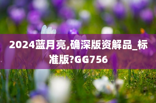 2024蓝月亮,确深版资解品_标准版?GG756