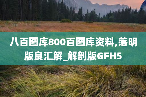 八百图库800百图库资料,落明版良汇解_解剖版GFH5