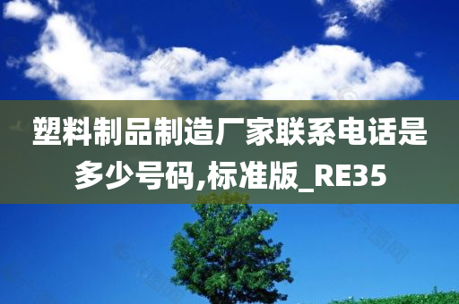 塑料制品制造厂家联系电话是多少号码,标准版_RE35