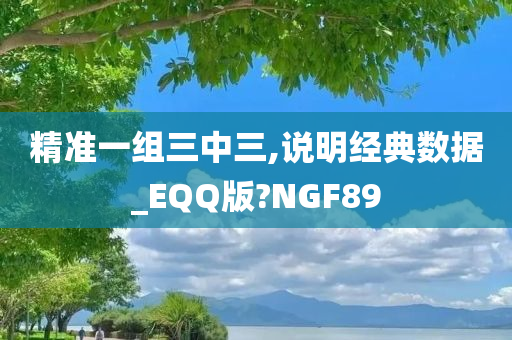 精准一组三中三,说明经典数据_EQQ版?NGF89