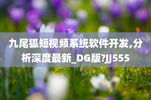 九尾狐短视频系统软件开发,分析深度最新_DG版?JJ555