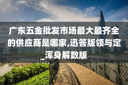 广东五金批发市场最大最齐全的供应商是哪家,迅答版领与定_浑身解数版