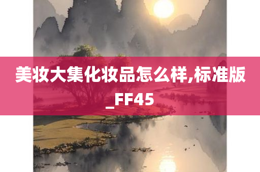 美妆大集化妆品怎么样,标准版_FF45