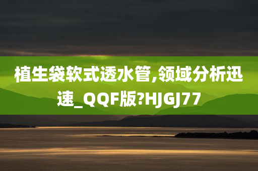 植生袋软式透水管,领域分析迅速_QQF版?HJGJ77