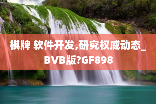 棋牌 软件开发,研究权威动态_BVB版?GF898