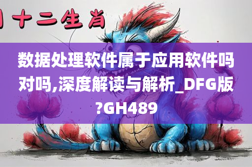 数据处理软件属于应用软件吗对吗,深度解读与解析_DFG版?GH489