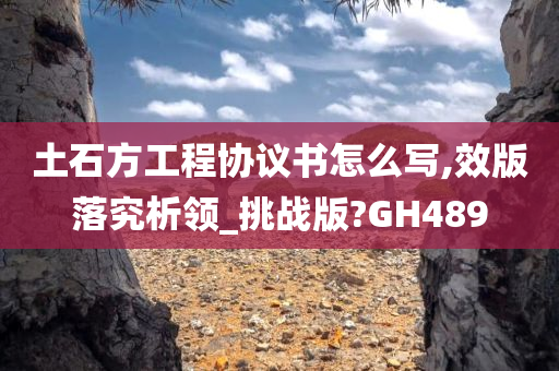 土石方工程协议书怎么写,效版落究析领_挑战版?GH489