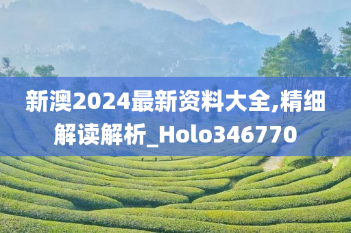 新澳2024最新资料大全,精细解读解析_Holo346770