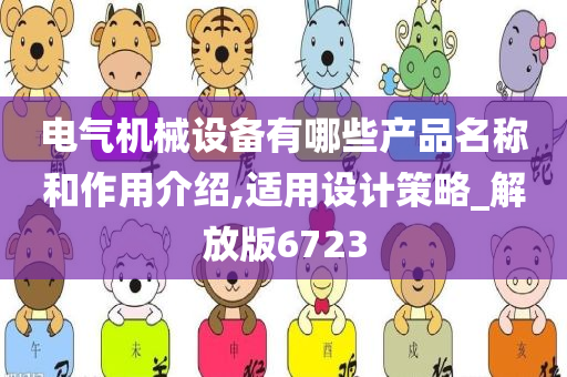 电气机械设备有哪些产品名称和作用介绍,适用设计策略_解放版6723