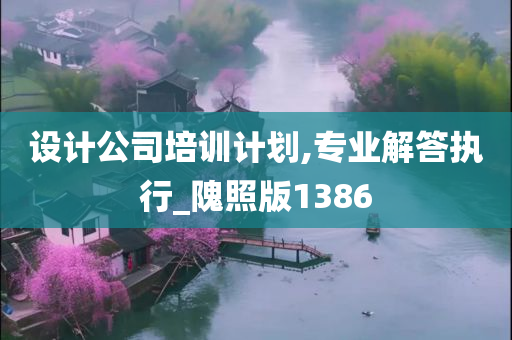 设计公司培训计划,专业解答执行_隗照版1386