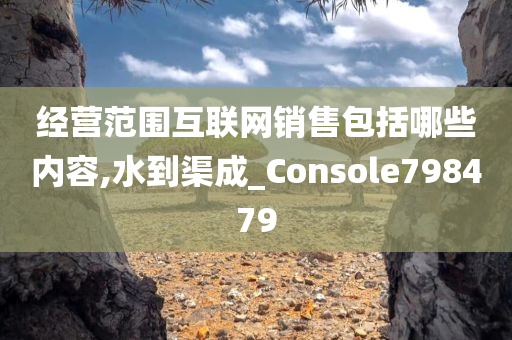 经营范围互联网销售包括哪些内容,水到渠成_Console798479