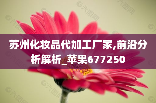 苏州化妆品代加工厂家,前沿分析解析_苹果677250