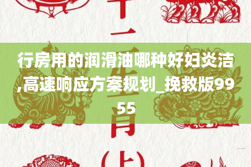 行房用的润滑油哪种好妇炎洁,高速响应方案规划_挽救版9955