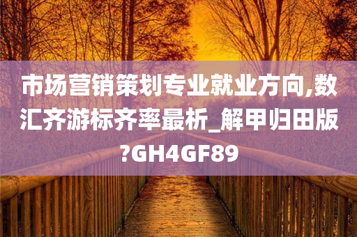 市场营销策划专业就业方向,数汇齐游标齐率最析_解甲归田版?GH4GF89