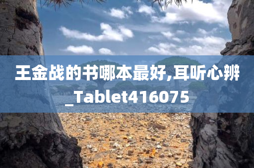 王金战的书哪本最好,耳听心辨_Tablet416075