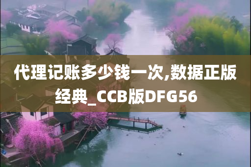 代理记账多少钱一次,数据正版经典_CCB版DFG56