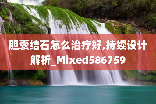 胆囊结石怎么治疗好,持续设计解析_Mixed586759