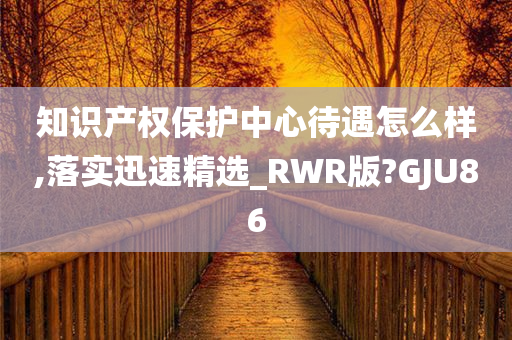 知识产权保护中心待遇怎么样,落实迅速精选_RWR版?GJU86