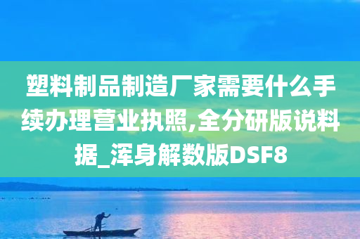 塑料制品制造厂家需要什么手续办理营业执照,全分研版说料据_浑身解数版DSF8