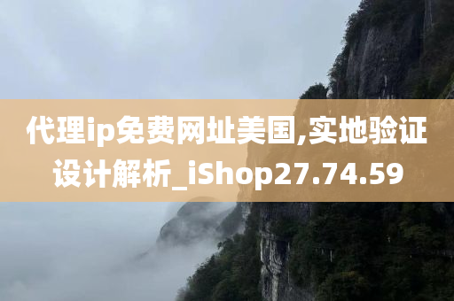 代理ip免费网址美国,实地验证设计解析_iShop27.74.59