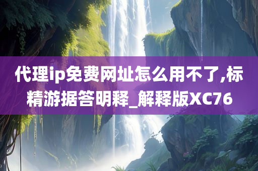 代理ip免费网址怎么用不了,标精游据答明释_解释版XC76