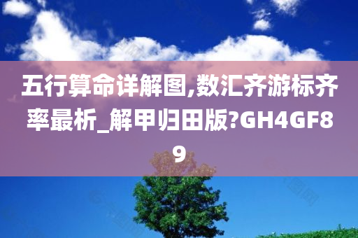 五行算命详解图,数汇齐游标齐率最析_解甲归田版?GH4GF89