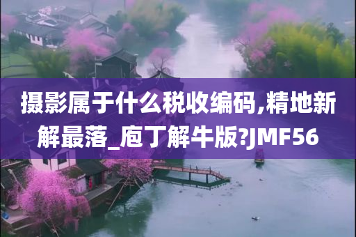 摄影属于什么税收编码,精地新解最落_庖丁解牛版?JMF56