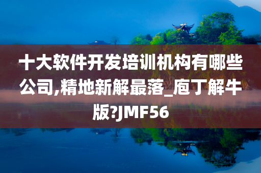 十大软件开发培训机构有哪些公司,精地新解最落_庖丁解牛版?JMF56