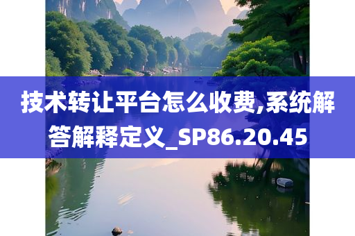 技术转让平台怎么收费,系统解答解释定义_SP86.20.45