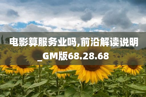 电影算服务业吗,前沿解读说明_GM版68.28.68