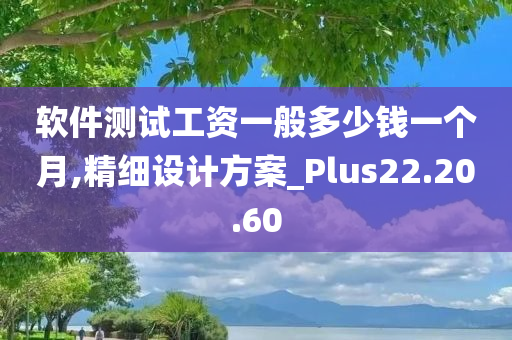 软件测试工资一般多少钱一个月,精细设计方案_Plus22.20.60