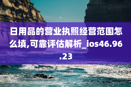 日用品的营业执照经营范围怎么填,可靠评估解析_ios46.96.23