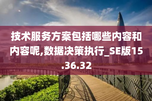 技术服务方案包括哪些内容和内容呢,数据决策执行_SE版15.36.32