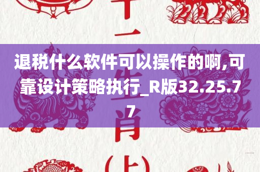 退税什么软件可以操作的啊,可靠设计策略执行_R版32.25.77