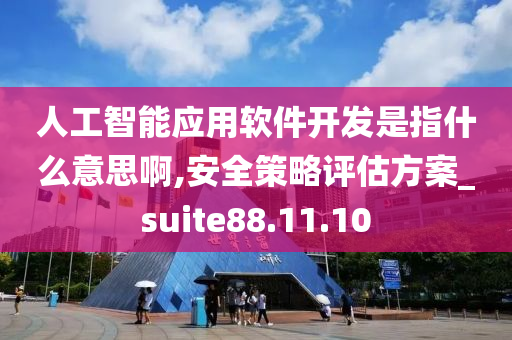 人工智能应用软件开发是指什么意思啊,安全策略评估方案_suite88.11.10