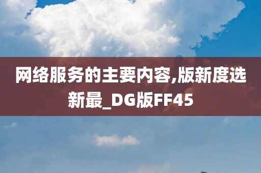 网络服务的主要内容,版新度选新最_DG版FF45