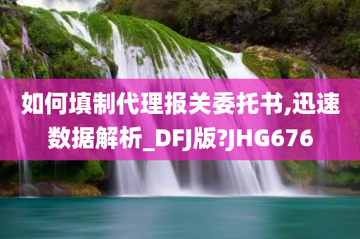 如何填制代理报关委托书,迅速数据解析_DFJ版?JHG676