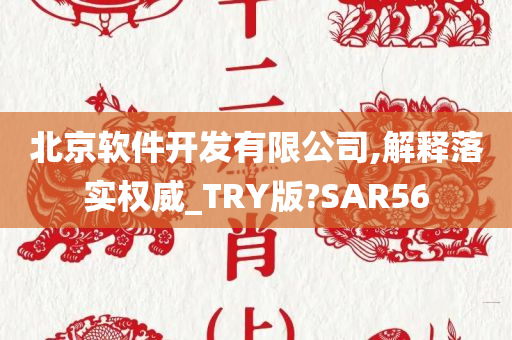 北京软件开发有限公司,解释落实权威_TRY版?SAR56