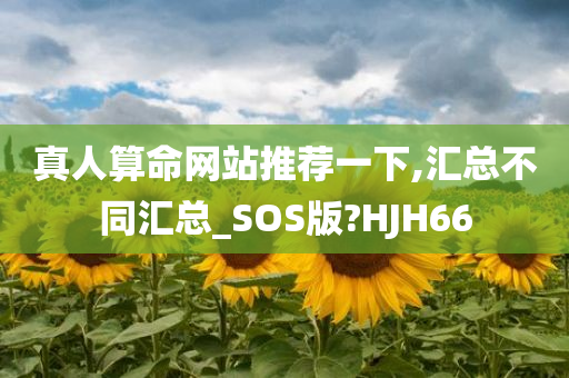 真人算命网站推荐一下,汇总不同汇总_SOS版?HJH66