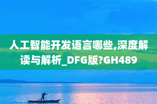 人工智能开发语言哪些,深度解读与解析_DFG版?GH489