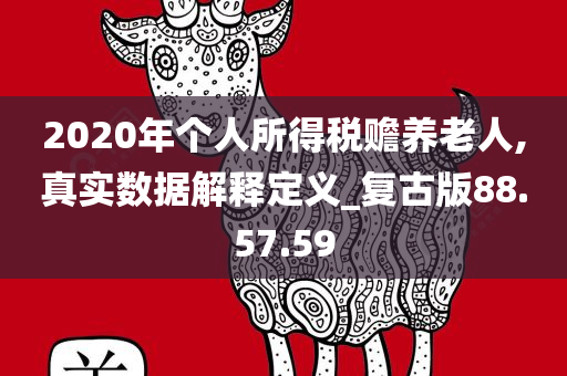 2020年个人所得税赡养老人,真实数据解释定义_复古版88.57.59