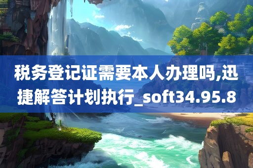 税务登记证需要本人办理吗,迅捷解答计划执行_soft34.95.80