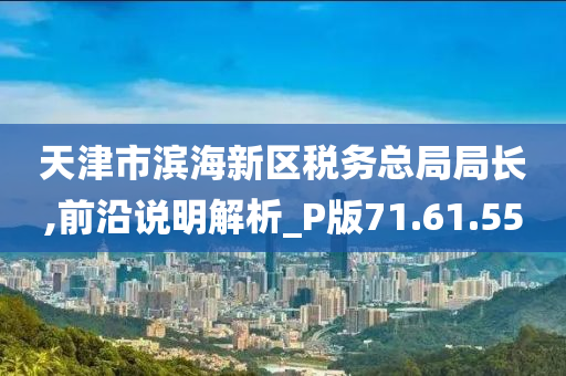 天津市滨海新区税务总局局长,前沿说明解析_P版71.61.55